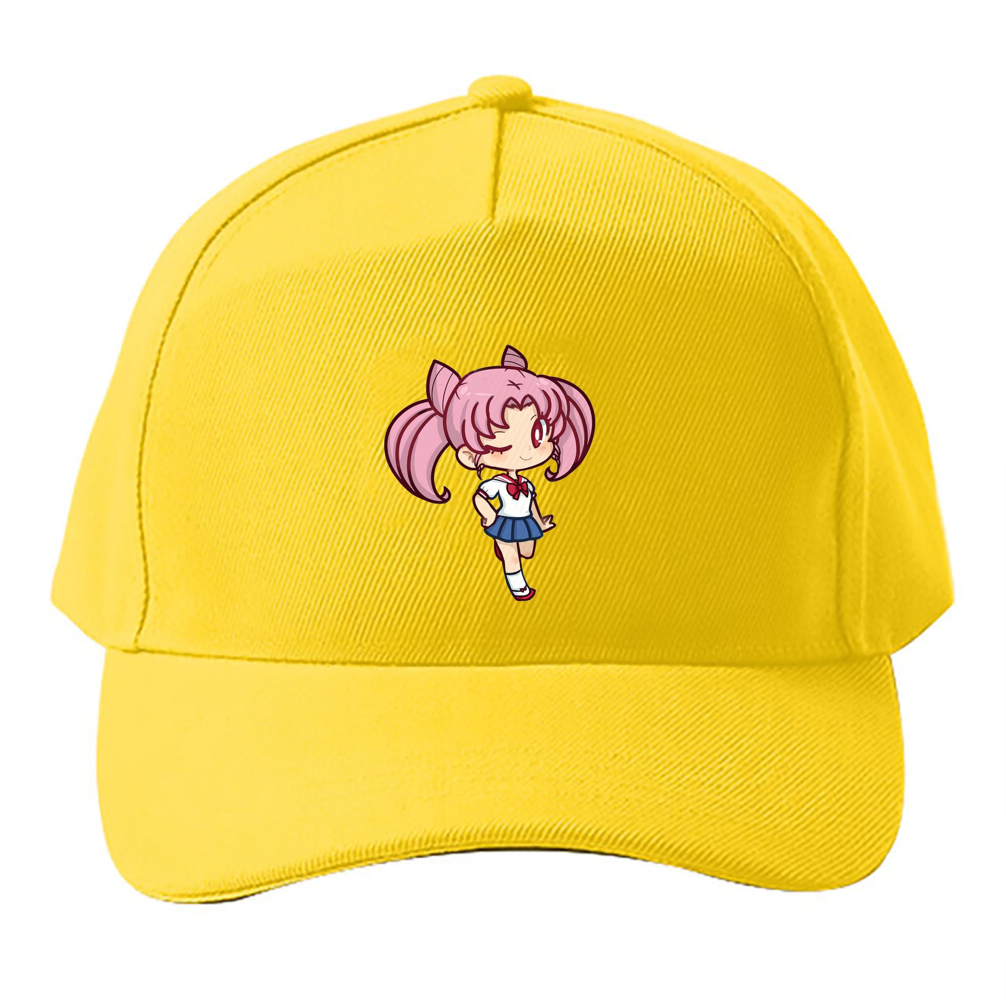（画像用） 美少女戦士セーラームーン ちびうさ Sailor Moon Chibiusa Tsukino Usagi Small Lady Serenity ベースボールキャップ 綿100％ 男女兼用 帽子 スポーツ